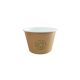 Paper container brown 500ml op.50pcs. (k/15) diameter 115mm NO PLASTIC soup, salad, ice cream