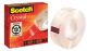 Office tape, SCOTCH® Crystal Clear (600), transparent/clear, 19mm, 33m, in a box