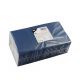 Napkins navy blue 3-layer, folded 1/4, 25 cm x 25 cm, pack of 250 pieces
