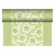 Table runner PAPSTAR ROYAL Collection Adele with PV-Tissue Mix similar to fabric in roll 24m/40cm green, tissue paper