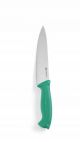 Nóż kucharski HACCP - 180 mm, zielony - kod 842614