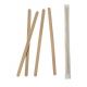 Wooden stirrers 17,8cm, pkg.1000pcs individually packed, 6mm thickness PURE (k/10)
