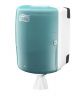 Wall dispenser TORK for cleaning cloth in small rolls W2 white-turquoise