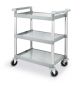3-shelf polypropylene cart - code 810200