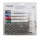 REXEL board kit, includes spray, non-magnetic sponge and 4 markers