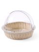 Rolltop bread basket with lid