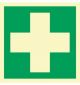 AC036 First Aid sign 200x200mm LE - plate TD-LIGHT TOPlight E-nergy