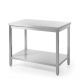 Central table with shelf 1800x600x(H)850 bolted - code 811559