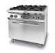 Kitchen Line 4-burner gas cooker with convection oven GN1/1