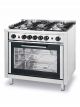 Kitchen Line 5-burner gas cooker with convection oven and grill - code 225707