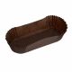 Oval baking cups 5OV brown 105x40x25mm, 1000 pieces