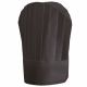 Chefs' caps black of non-woven fabric height 30 cm,10 pieces