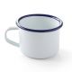 Enamel mug with handle ø70(H)50 120 ml - code 621318