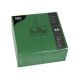 Napkins dark green 2-layer, folded 1/8, 33 cm x 33 cm, pack of 80 pieces