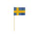 Wykałaczki bankietowe flaga Szwecji Party 8cm op. 50 sztuk 