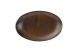 Fine Dine Lavish dark brown oval plate 310x205x(H)40mm - code 776605