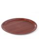 Non-slip wooden Tray - Round, with low edge Diameter 380 mm