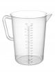 Polypropylene measuring cup with graduation scale 3.0 l - code 567401