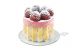 FINGERFOOD - round tray with handle transparent, dia. 8cm, 100 pieces