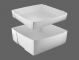 Confectionery folding boxes with lid 31x31x10 cm, price per set of 50 pieces