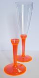 Base for champagne glass orange, dia. 6.8cm x h7.8cm, pack of 20 pcs