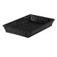 Basket Prestige Maxi rectangular black PP, 52.5x32.5x8cm