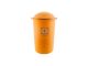 TOP BIN waste bin for separate collection 50L with tilt out flap yellow