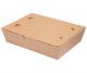 LUNCH BOX 20x14x5cm karton biało-brązowy klejony TnG op. 100 sztuk