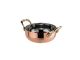 Mini saucepan copper-plated dia. 10 cm h. 4.25 cm stainless steel