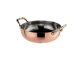 Mini saucepan copper-plated dia. 13 cm h. 4.25 cm stainless steel