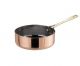 Mini-saucepan in copper-plated steel, dia 12cm h 4cm