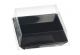 Quartz - square plate PS black, 200pcs, 100x100x17mm, reusable (k/1)