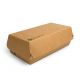 Hot-dog box 22x10,5x7,5cm PURE biodegradable, 25 pieces
