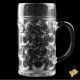 DRINK SAFE kufel do piwa 1000ml krystali czny śr/wys: 10,5/20 cm SAN op.6szt WIELORAZOWE