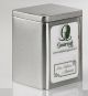 Dispenser for napkins silver metal 10x9x13 cm