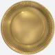 Paper plate GENERAL (227 mm) GOLD pattern no. 005400 Gold 8 pcs.