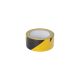 Warning tape 48x25 yellow-black self-adhesive (k/18)