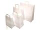 Block bag 180x85x230 white with holder