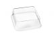 Kanopee lid PET transparent for trays 10.3x10.3x3.5cm, 100 pcs. SUSHI (k/4)