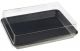 Kanopee PET lid transparent for trays 20,3x15,3x3,5cm, 100pcs biodegradable SUSHI (k/4)