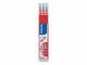 Refill for FRIXION ballpoint pen FR7-BPILOT red, 3 pcs
