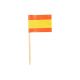 Wykałaczki bankietowe flaga Hiszpańska Party 8cm op. 500 sztuk