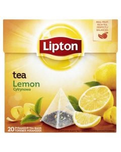 LIPTON citromos tea, piramis, 20 tasak, 1 db-os kiszerelés.