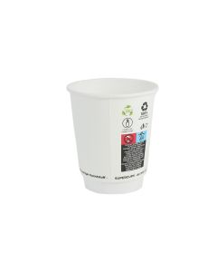 PAP/PE pohár DW 300ml fehér op.25db (k/18) dia.90mm, SUP, TnP