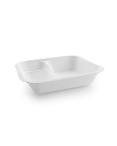 Serie "4" sockerrörsbehållare med DIP 550ml VEGWARE 195x180x40mm, biologiskt nedbrytbar op. 50 st