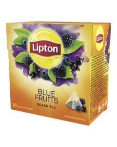 LIPTON bogyós gyümölcs tea, piramis, 20 tasak, 1 db-os kiszerelés.