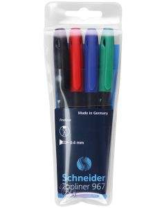 SCHNEIDER Topliner ceruzakészlet 967, 0,4 mm, 4 db, vegyes színek