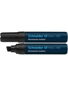 SCHNEIDER Maxx 280 tartós filctoll, vágott, 4-12mm, fekete