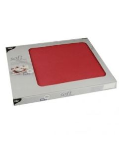 PAPSTAR Soft Selection asztali szőnyegek, 30x40 piros 100 db, nem szőtt anyagból