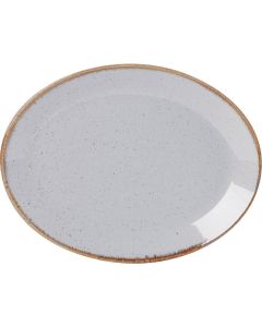 Fine Dine Oval tallrik Ashen 310x240 mm- kod 04ALM001395